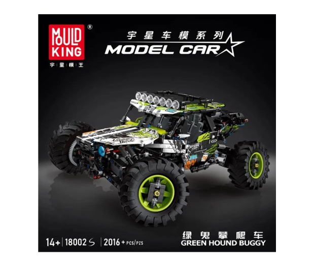 Mould King Klocki konstrukcyjne Buggy "Hound" zielony 2016 el. - 1551531 - zdjęcie